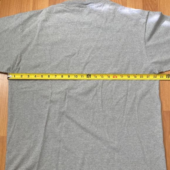 Vintage DKNY Jeans Gray Short Sleeve T Shirt Single Stitch Men Large - Picture 5 of 6